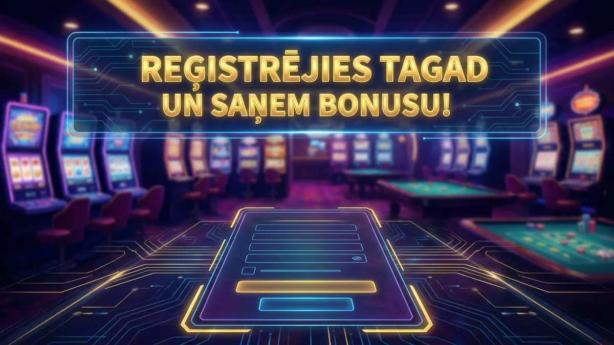 Reģistrācija ar bonusu